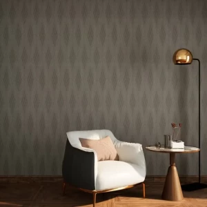 ورق جداري هندسي بني، طول 10 م، عرض 50 سم | GF62086
