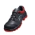 UVEX 2 safety shoes, waterproof, weight lightweight, size 42, slip resistant, color (Red/Black), width 11, flexible