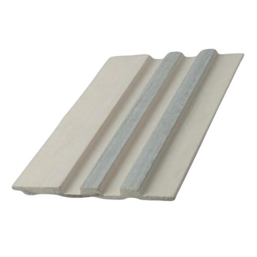 Substitute Wood Panels PS Size 290×13 cm Off-White with Grey Color, Model 13-04 | 