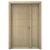 A double wooden door, beige color, dimensions 160×235 cm, model number MO1