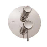 Three Way Shower Mixer, Nickel Matte Color, Weight 2.5 kg