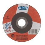 Depressed center cutting cylinder, size 16 x 1 x 50 mm, Tyrolit brand, model 323976