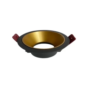 Adjustable Spotlight Base 8.5 cm Black/Rose Sandy Gold, Anti-Glare | 