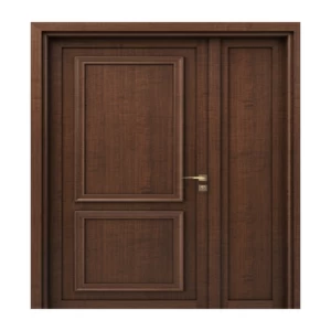 Premium Wooden Door and a Half 160×235 cm, 6 cm Thickness, Brown | YT-56104967