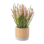 Artificial Plant, 20 cm Height, 7 cm Diameter, pink with green Color