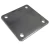 Square Steel Base Plate Thickness 5 mm Size 30 × 30 mm