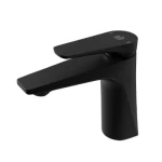 Bathroom Washbasin Mixer, Matte Black, Dimensions 16.5×15×4.3 cm