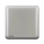 مفتاح مفرد دركسيون 10 امبير، فضي غامق، 86×86 مم، 250 فولت، ماركة سيمنز (دلتا سيتا)