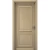 Premium moisture-resistant doors, size 235 x 115 cm, beige color, thickness 6 cm, model EX02
