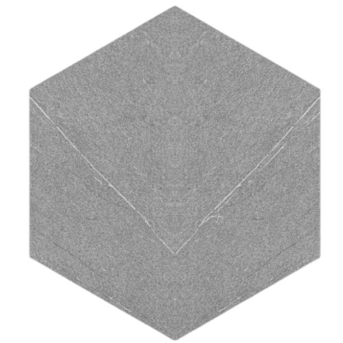 بلاط ارضيات سماكة 14 مم، 58.5×67.5 سم، تصميم حجري رمادي | سيراميك الرياض
