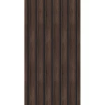 Decorative board resistant to scratches, brown and black color, height 290 cm, model 58-107
