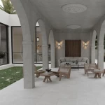 بلاط أرضيات سيراميك مطفي ابعاد 60×60×1.5سم ، لون رمادي فاتح | الخزف السعودي