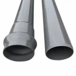 UPVC Pipe Sewer  Size   400 mm Thickness 9.8 mm Gray Color | Aqtar Najd Factory