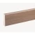 Decorative Wood Fiber Skirting, 1.6m Width, 8cm Height, Brown color, Model 304473
