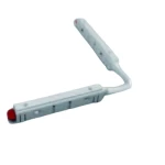 وصلة مرنة للمسارات المغناطيسية ،لون أبيض، مقاس 450×15×17 مم