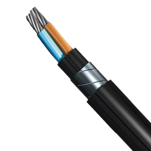 كابل بحرة 16 مم خطين 0.6/1 ك.ف AL/PVC/STA/PVC المنيوم مجدول، طول 1000 متر | بحرة للكابلات