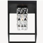 Decorative Ceiling Light, Black | Clear Color, Dimensions 30 x 30 x 30 cm