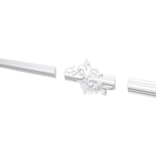 Wall Corners 245×107 cm White Color | Z104