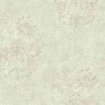 Floral wall decoration, pale beige color, length 10 m, width 0.53 m, model EP6126   