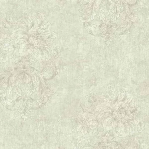 Floral Wall Decoration Pale Beige 10m x 0.53m, Model EP6126 | Balbaid Decor Company