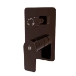 Three Way Shower Mixer, Shiny Titanium Color, Dimensions 12.4×18×13 cm