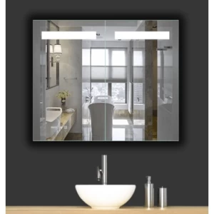 Bathroom Cabinet LED Mirrors Size 80x60 cm | Saudi Ceramics