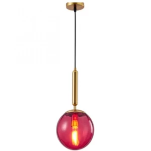 Contemporary Ceiling Light 40x18 cm, Red Color | 4873