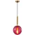 Contemporary Ceiling Light, Size 40x18 cm, Red Color