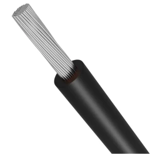 4 AWG 1C Stranded Tinned Copper Electrical Wire 1000 Vac, PVC Insulation +105°C Black, 500ft | Asharqiyah Cables Company for Industry