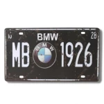 لوحة ديكور معدنية سوداء، مقاس 30 × 15 سم