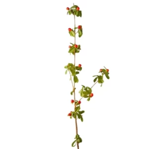 نبات زينة صناعي كارلوتا، ارتفاع 80 cm، لون اخضر مع برتقالى | Carlot