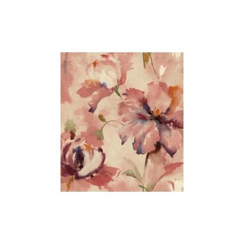 Floral Wallpaper Dark Orange Color 10mx0.53m, Model aq50011 | Balbaid Decor Company