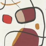 Italian wallpaper modern design 10m x 0.53 m, light beige, model 73201