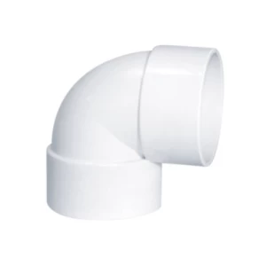 UPVC Plastic Elbow 87.5° Size 6 Inch White Color | ALMUIF PIPES