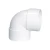 UPVC Plastic Elbow 87.5° Al-Munif  Size 6 Inch   White Color 