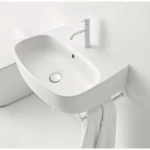 Ceramic Over Counter WashBasin 45 cm, Brilliant White