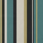 ورق حائط تصميم مقلم مقاس 10 م×0.53 م، لون اخضر