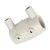 PPR Plastic Electrofusion Coupler Size 90 mm, White Color | Cosmoplast Factory