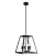 Classic Ceiling Pendant, 35 cm Length, 35 cm Width, black Color