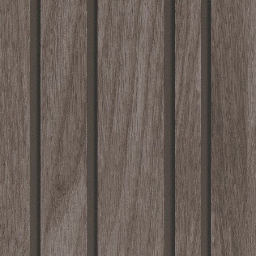 Wooden Wall Covering Dark Brown 5m x 0.53m, Model 221004 | Balbaid Decor Company
