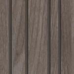 wooden wall covering dark brown color, length 5 m, width 0.53 m, model 221004