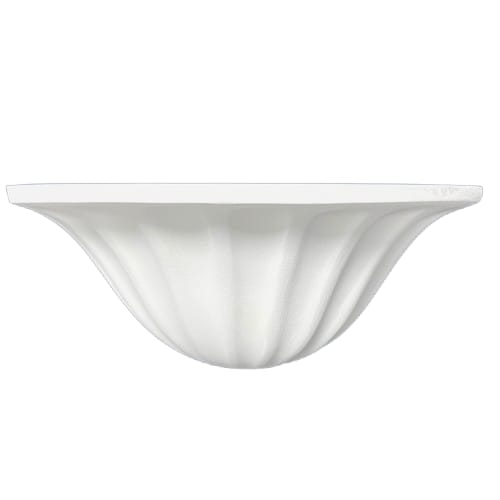 كرانيش ديكور سقف فوم PU مقاس 33×16×8 سم لون أبيض | مصنع زخارف