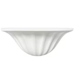 PU Foam Ceiling Decorative Cornices, Size 33x16x8 cm, White Color | Zakharef factory