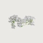 Hydrangea Flower Garland, 60 cm Length, 40 cm Width, white Color