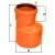 جلبة نقاص UPVC مقاس 6×4 إنش لون برتقالي | مجموعة شركات الجودة الصناعية - Image 2