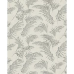 Italian wallpaper leaf-patterned design 10m x 1.06 m, beige color, model 46743