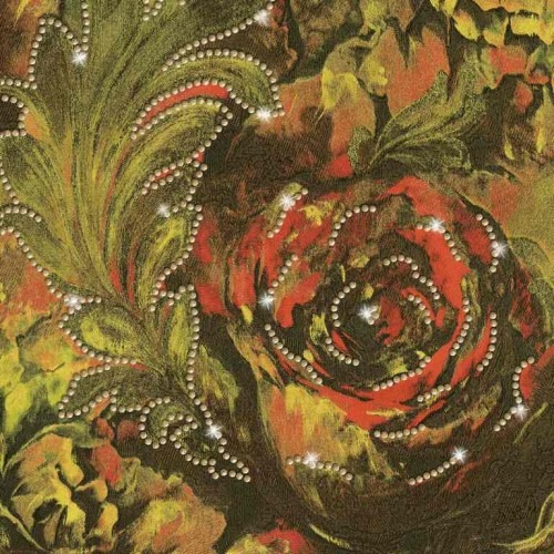 Italian Wallpaper Floral Design Multi Colors, Size 10m x 0.70m, Model 14119 | Balbaid Decor Company