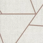 ورق جداري كلاسيكي غلاف فينيل، طول 15.6م، عرض 106 سم، لون ابيض و بني