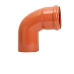 UPVC Elbow  87.5° Aplaco Size 110 mm Colour Orange