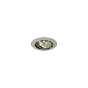 إطار سبوت لايت دائري متحرك 75 مم 1×50 كروم مطفي GU5.3 | 